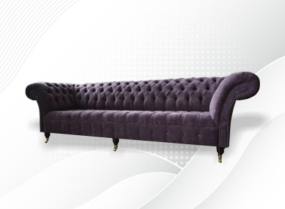 Couch Sofa 4 Seater Design Upholstery Modern Textile Fabric Chesterfield Sofas new